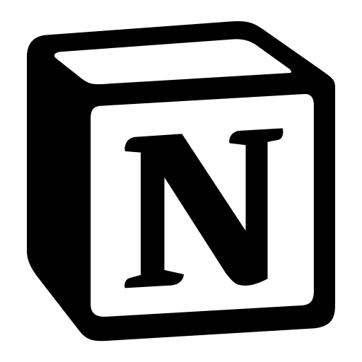 notion app logo notion app logo